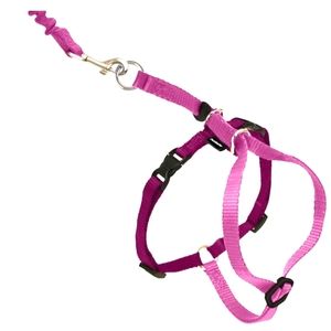 PetSafe Come With Me Kitty Nylon Cat Harness & Bungee Leash Sz M